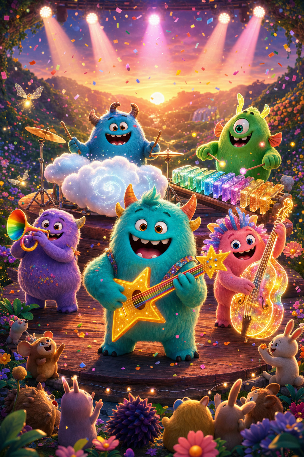 Renkli Ritim — Kids by Hi Mom cam tablo
