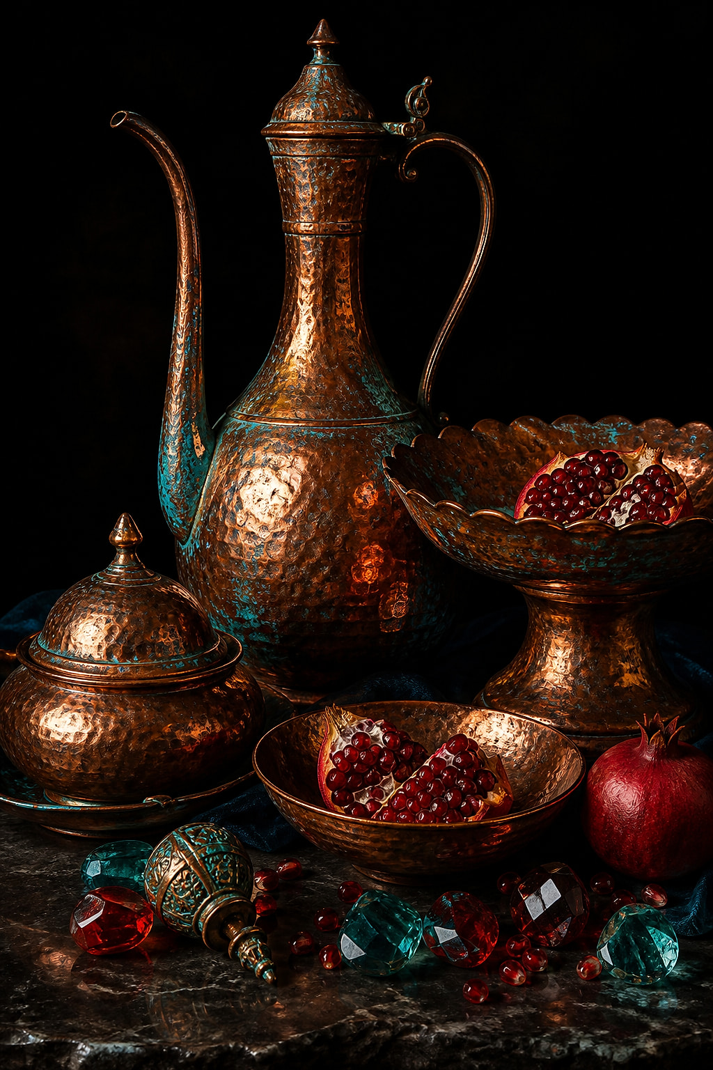 Bakır ve Nar — Kültür & Miras cam tablo
