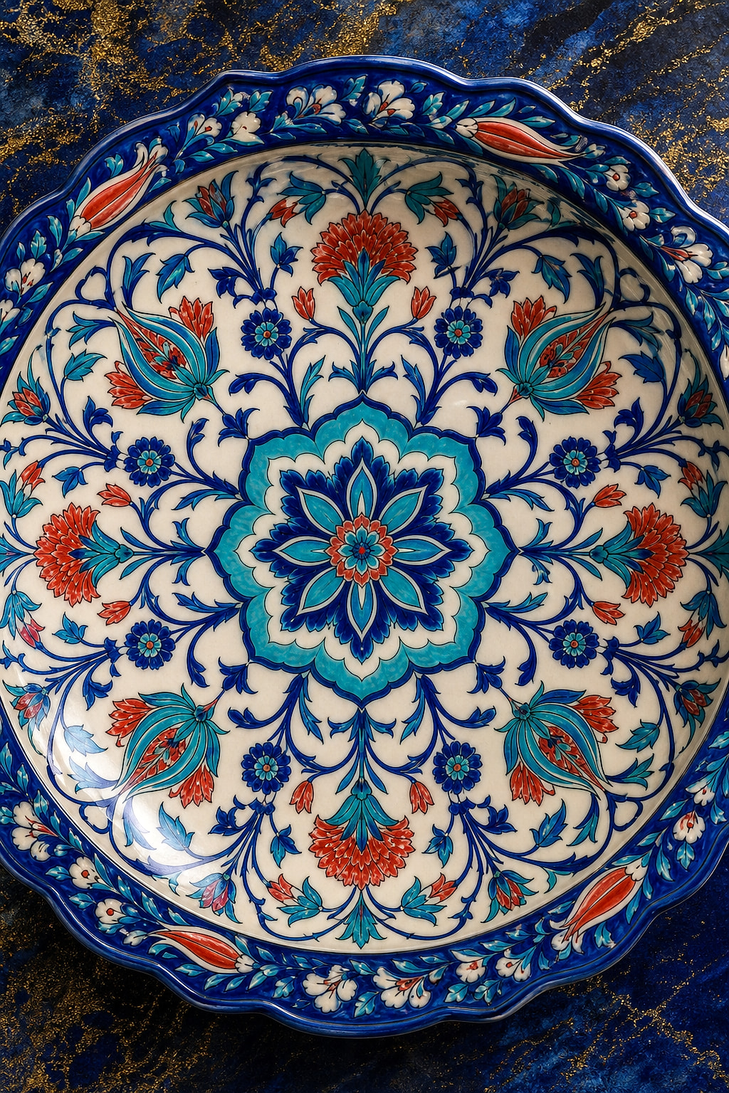 Çini Rüyası — Kültür & Miras cam tablo