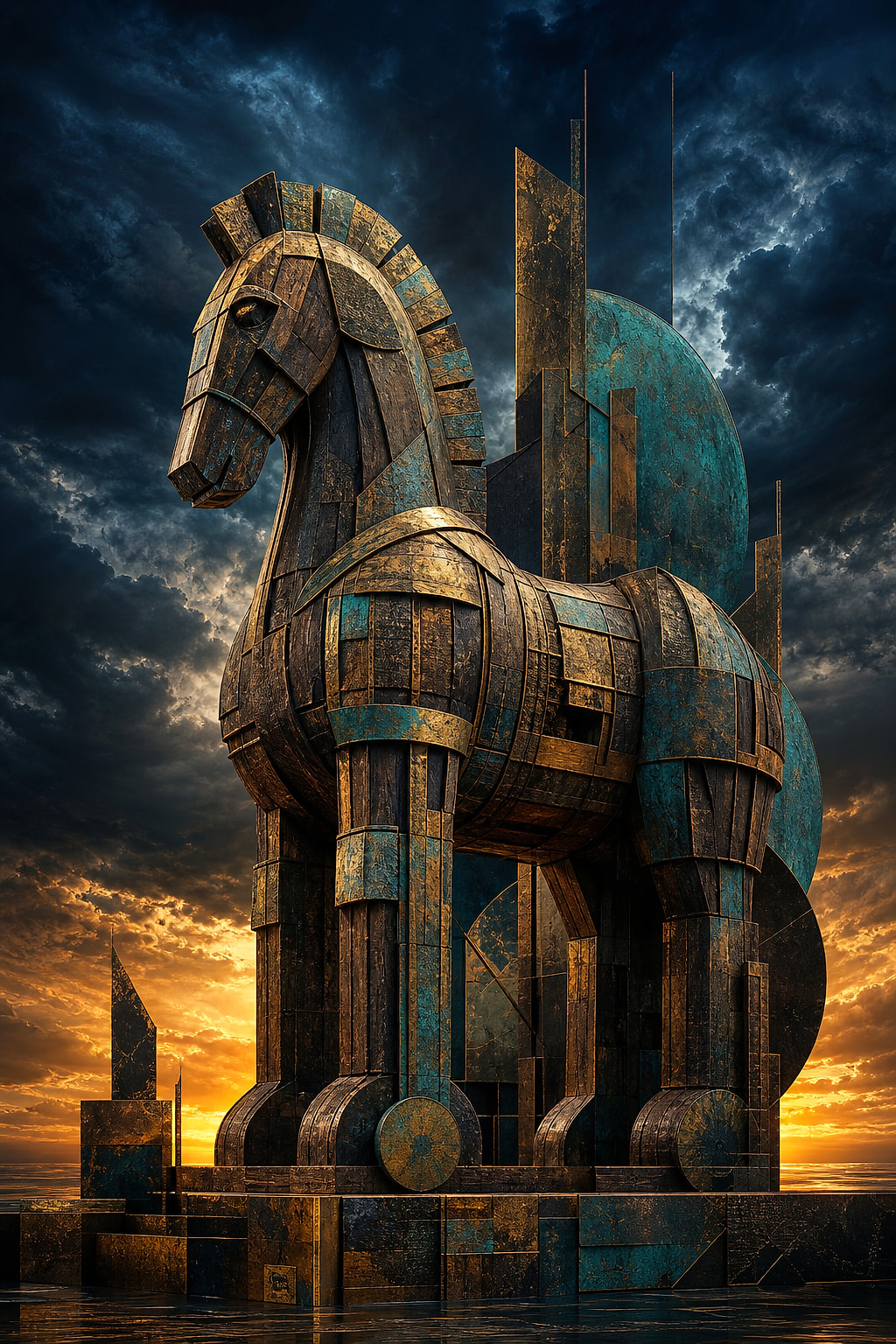 Troya Efsanesi — Kültür & Miras cam tablo