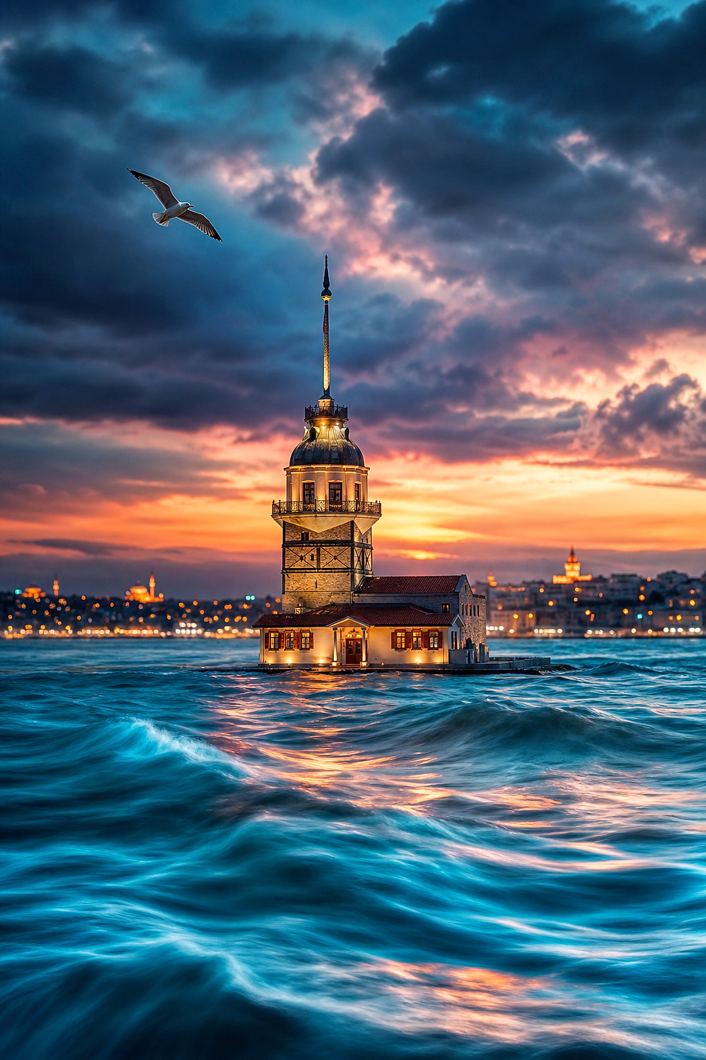 Kızın Kulesi — Kültür & Miras cam tablo