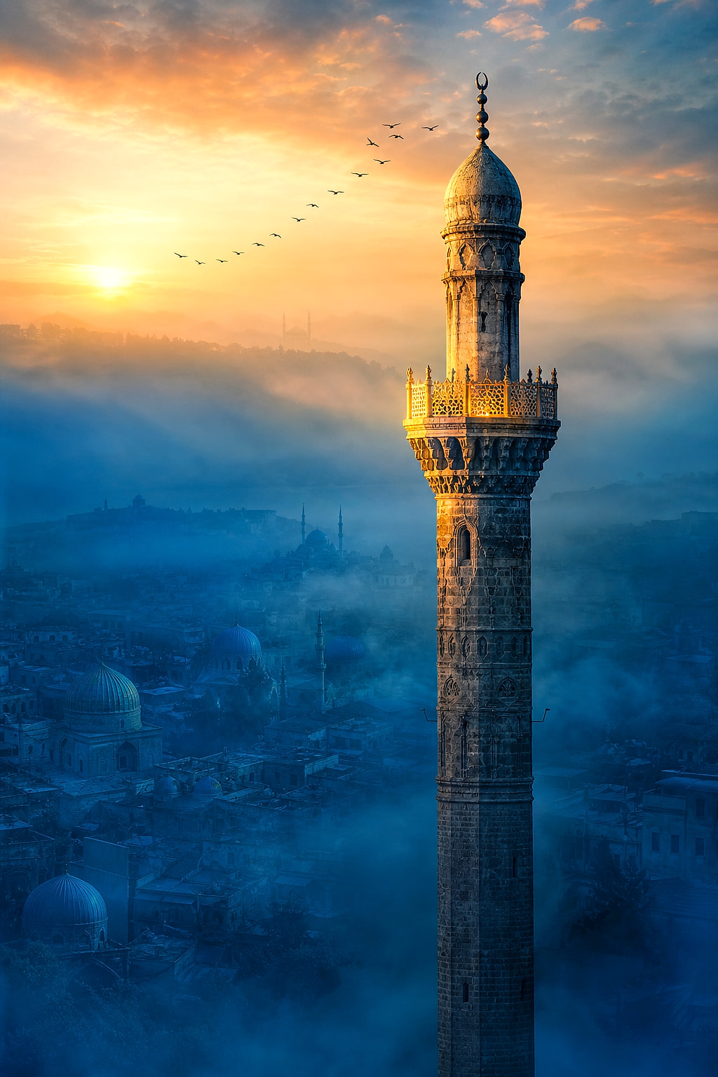 Seher Minaresi — Maneviyat cam tablo