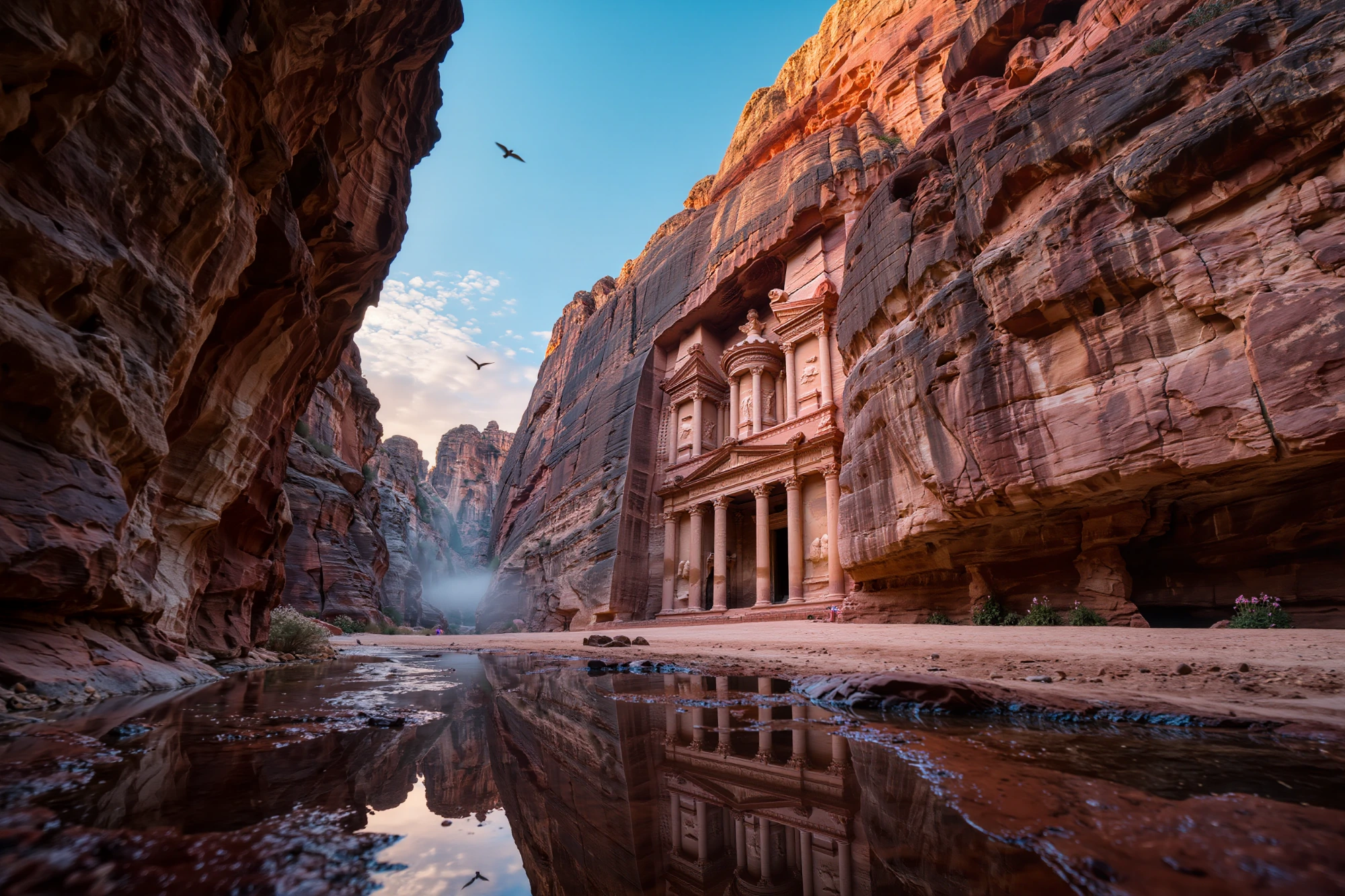 Petra – El Hazne — Kültür & Miras cam tablo