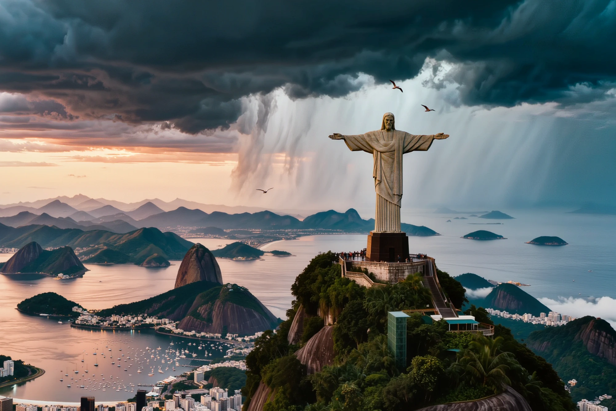 Kurtarıcı İsa Heykeli – Rio de Janeiro — Kültür & Miras cam tablo