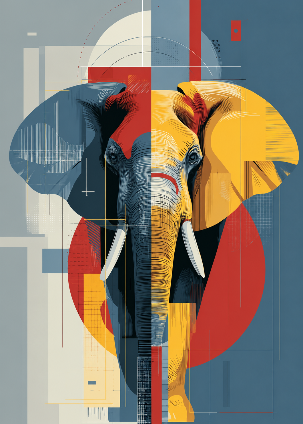 Renklerin Hafızası — Modern Sanat cam tablo
