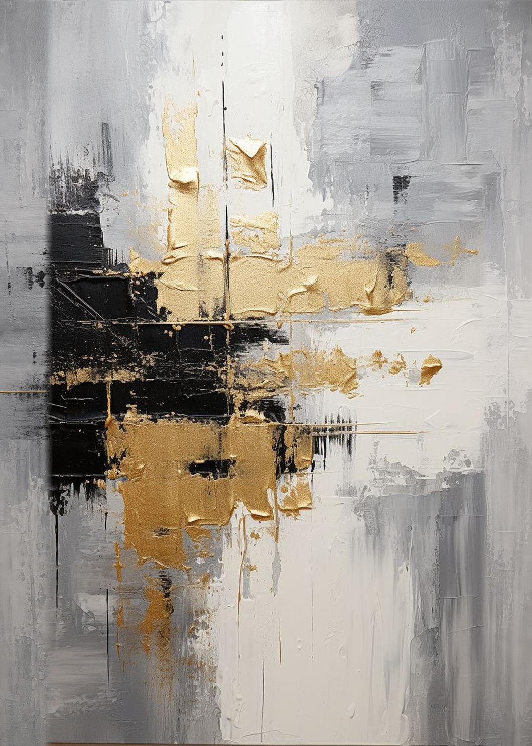 Sessiz İnşa — Modern Sanat cam tablo