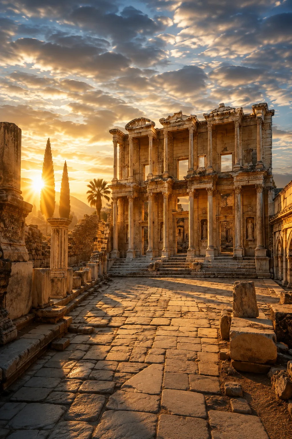 Efes’te Zamana Açılan Yol — Kültür & Miras cam tablo