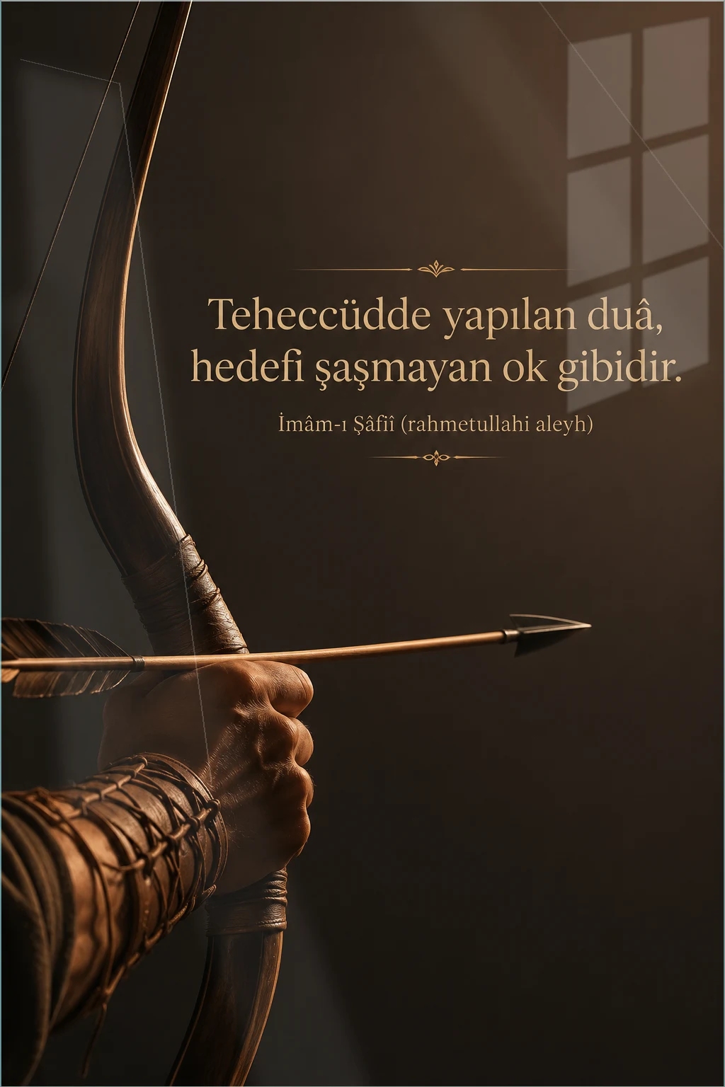 Tevekkül Oku — Maneviyat cam tablo