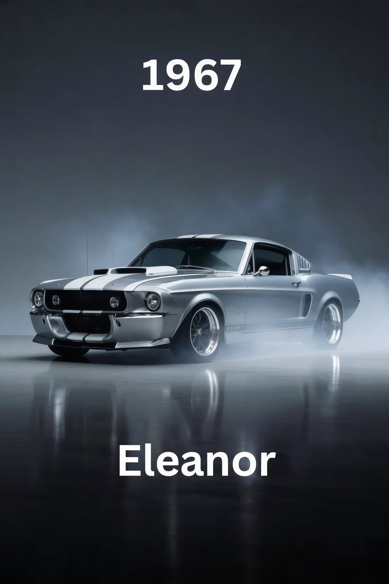 Gümüş Silüet — Motor & Tutku cam tablo