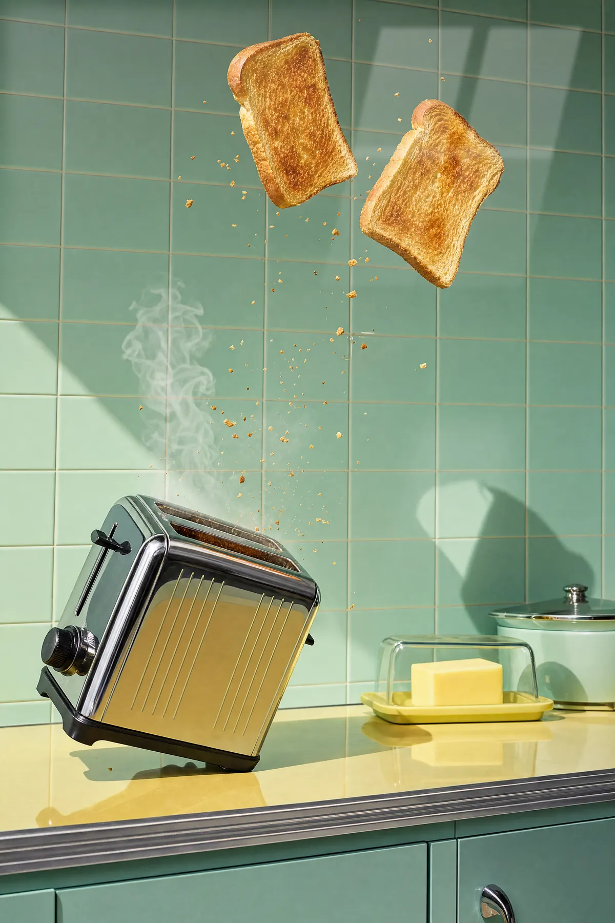 İsyancı Tost Makinesi — Eğlenceli cam tablo