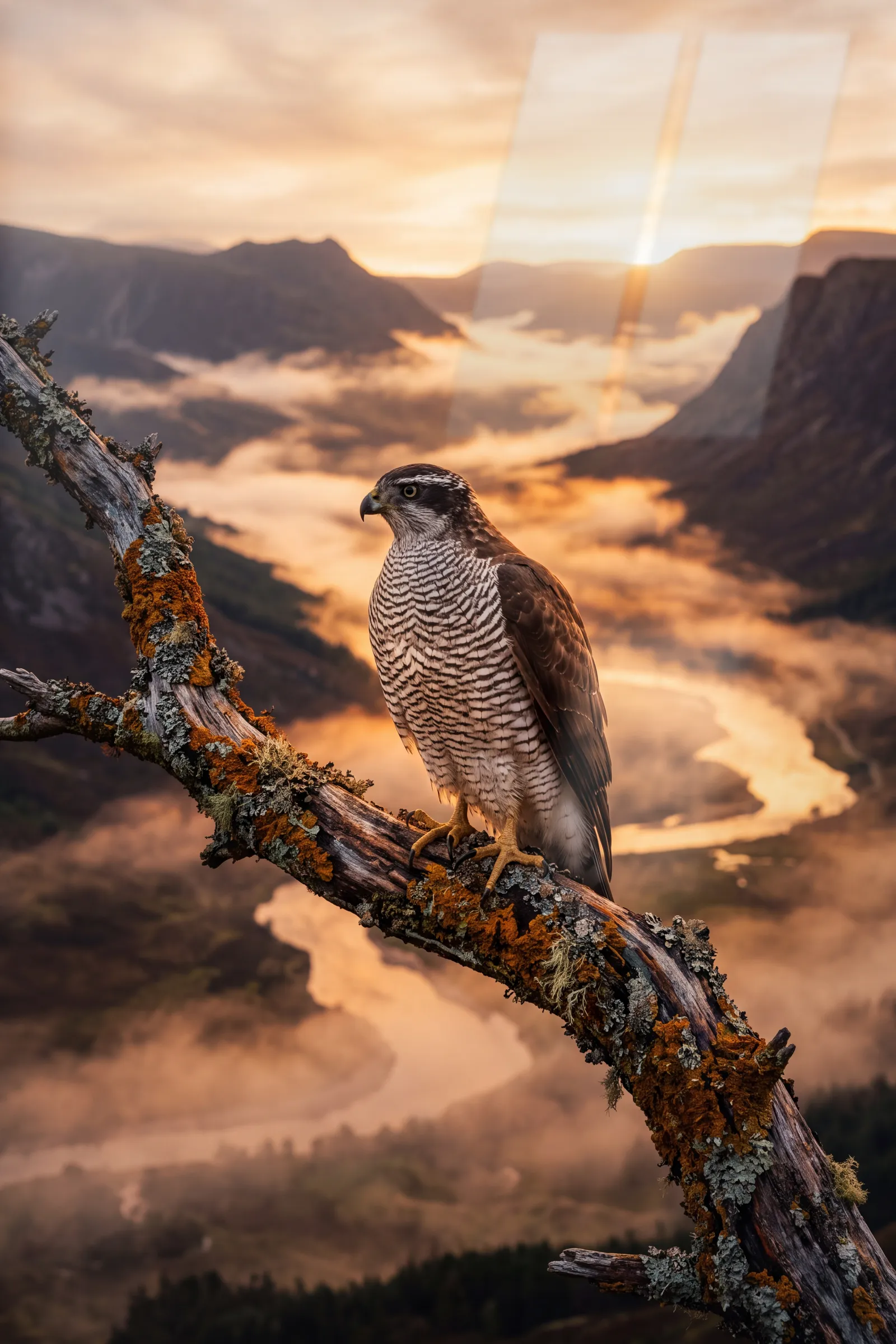Vadinin Gözcüsü — Doğa & Yaşam cam tablo