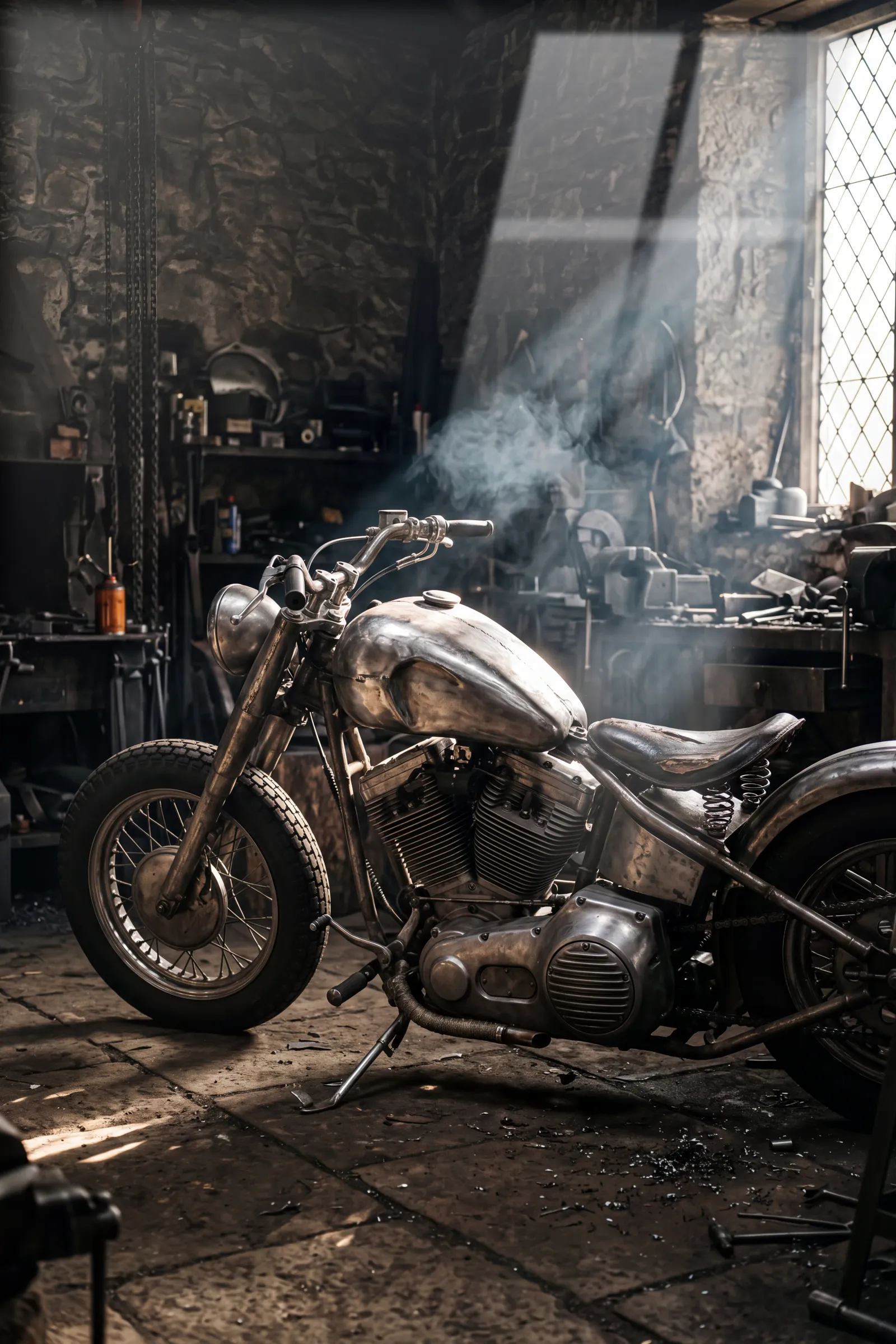 Demirin Ruhu — Motor & Tutku cam tablo