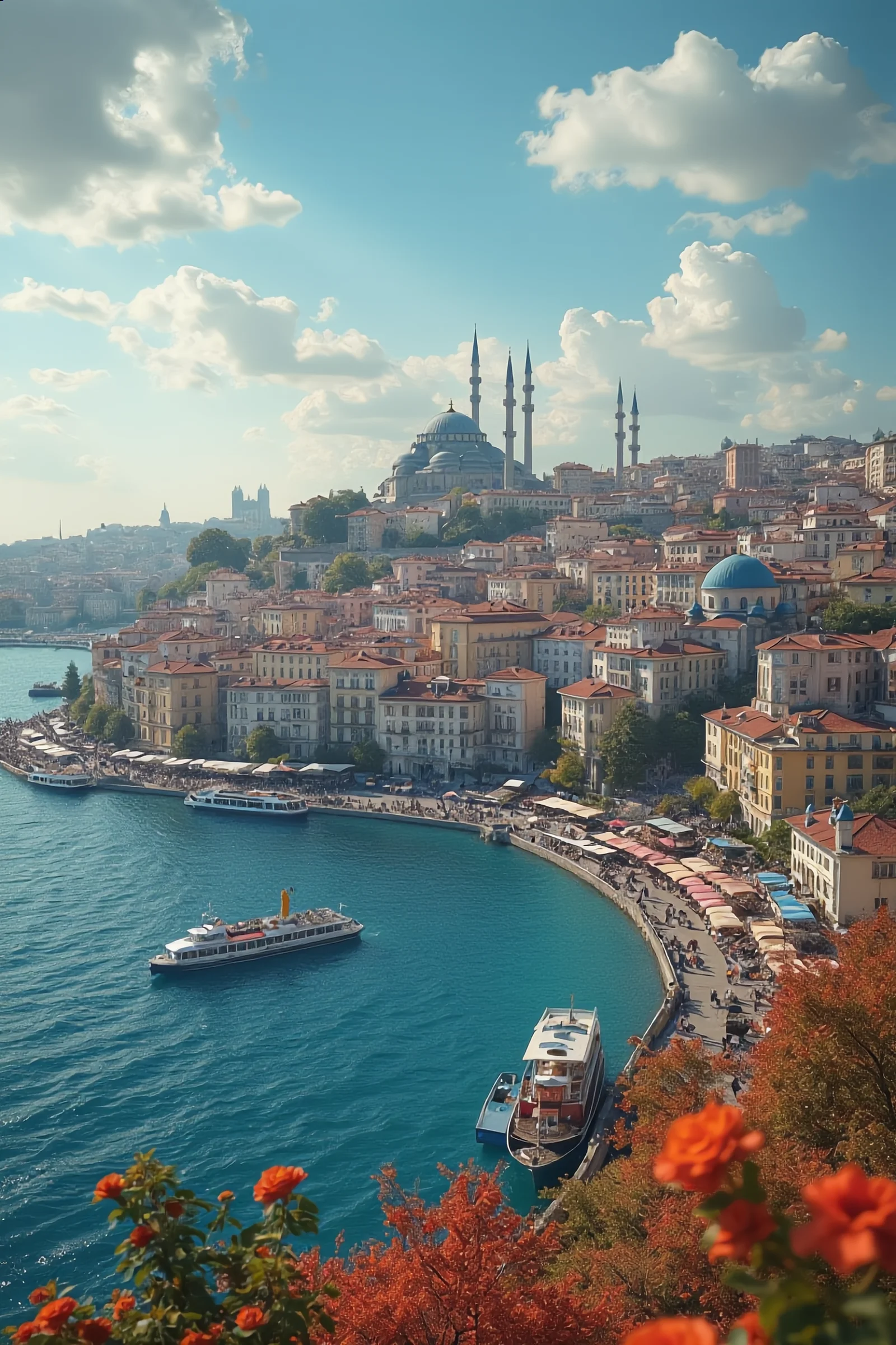 İstanbul'un Renkleri — Kültür & Miras cam tablo