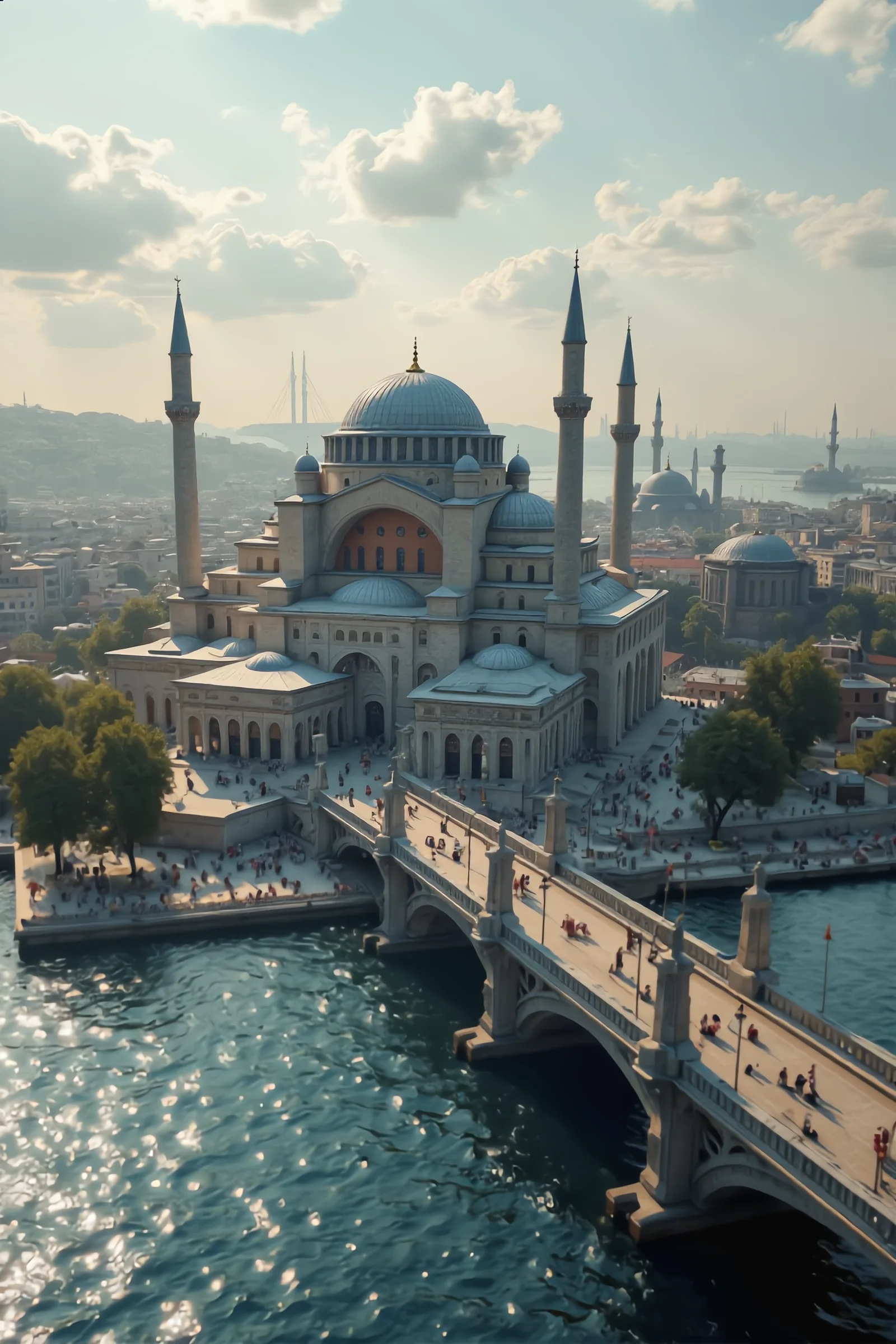 Boğaz'ın Tacı — Kültür & Miras cam tablo