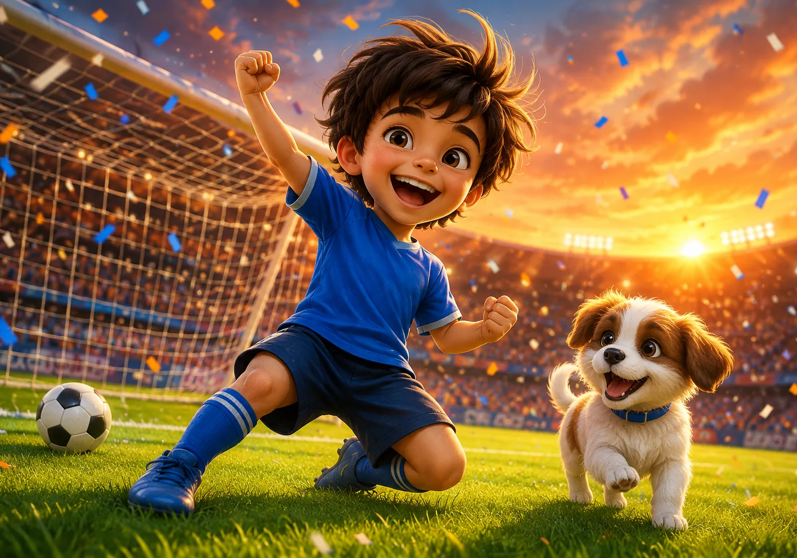 Şampiyonluk Golü — Kids by Hi Mom cam tablo