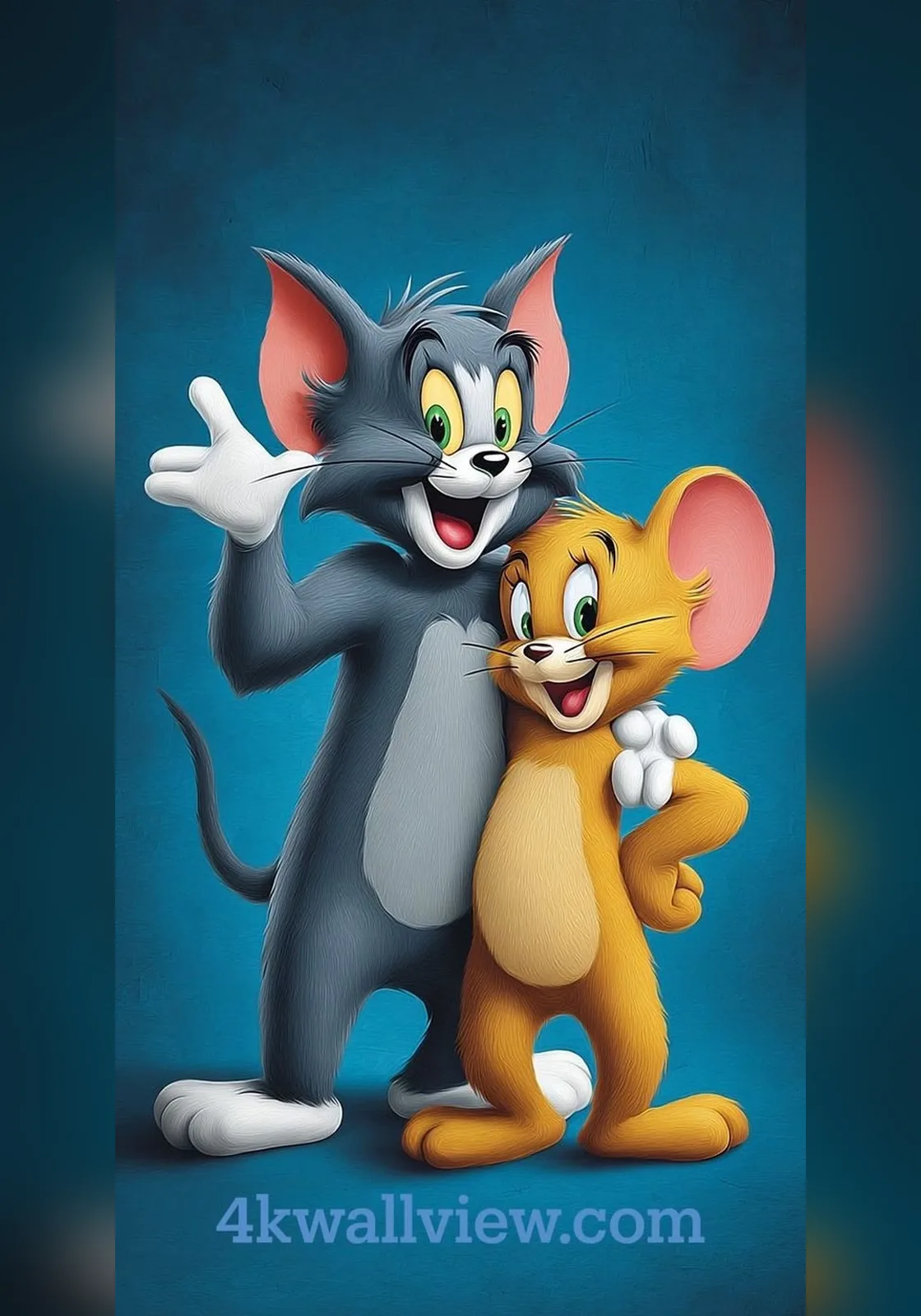 Tom ve Jerry ile Dostluk Pozu — Kids by Hi Mom cam tablo