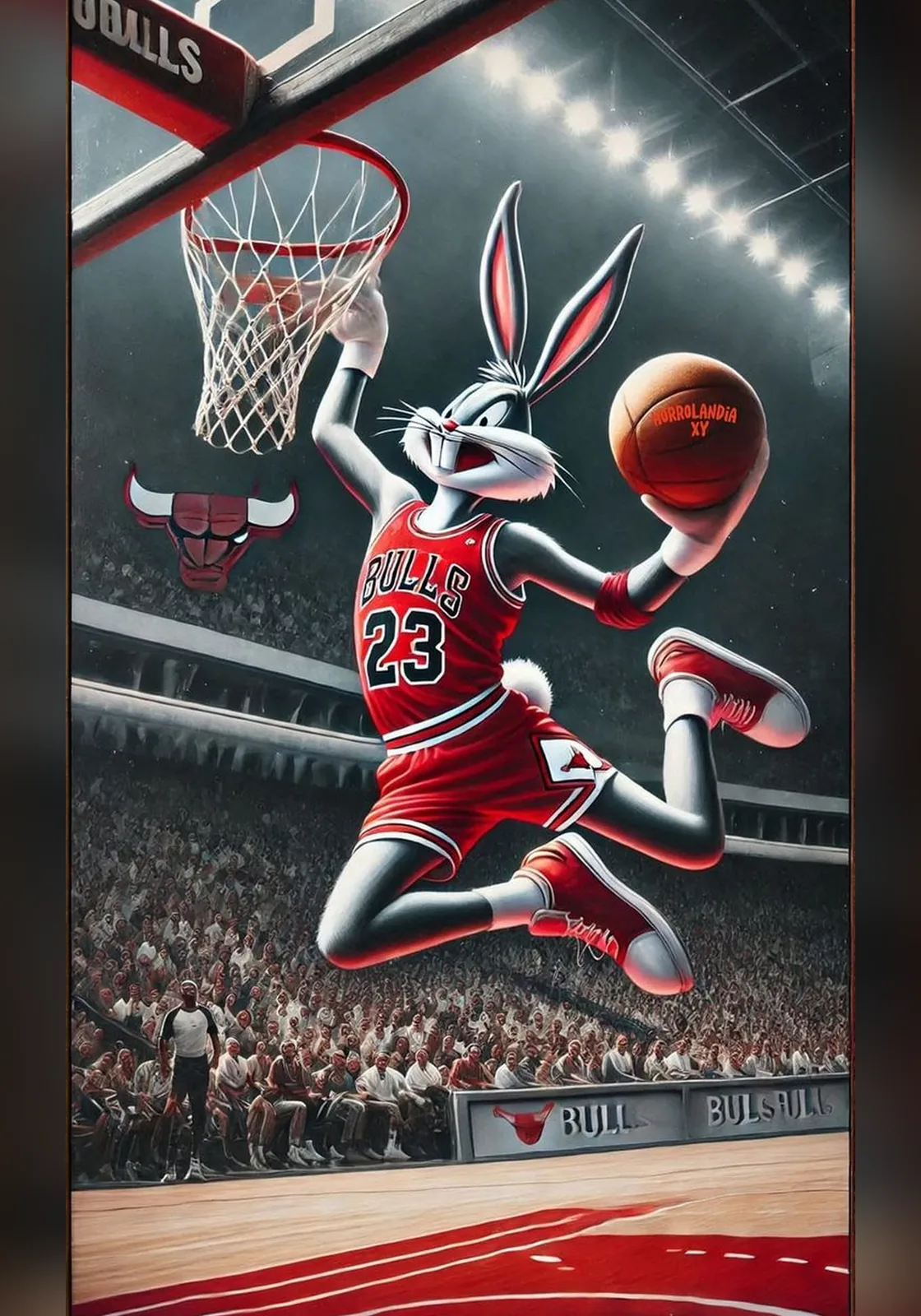 Potaya Uçan Bugs Bunny — Kids by Hi Mom cam tablo