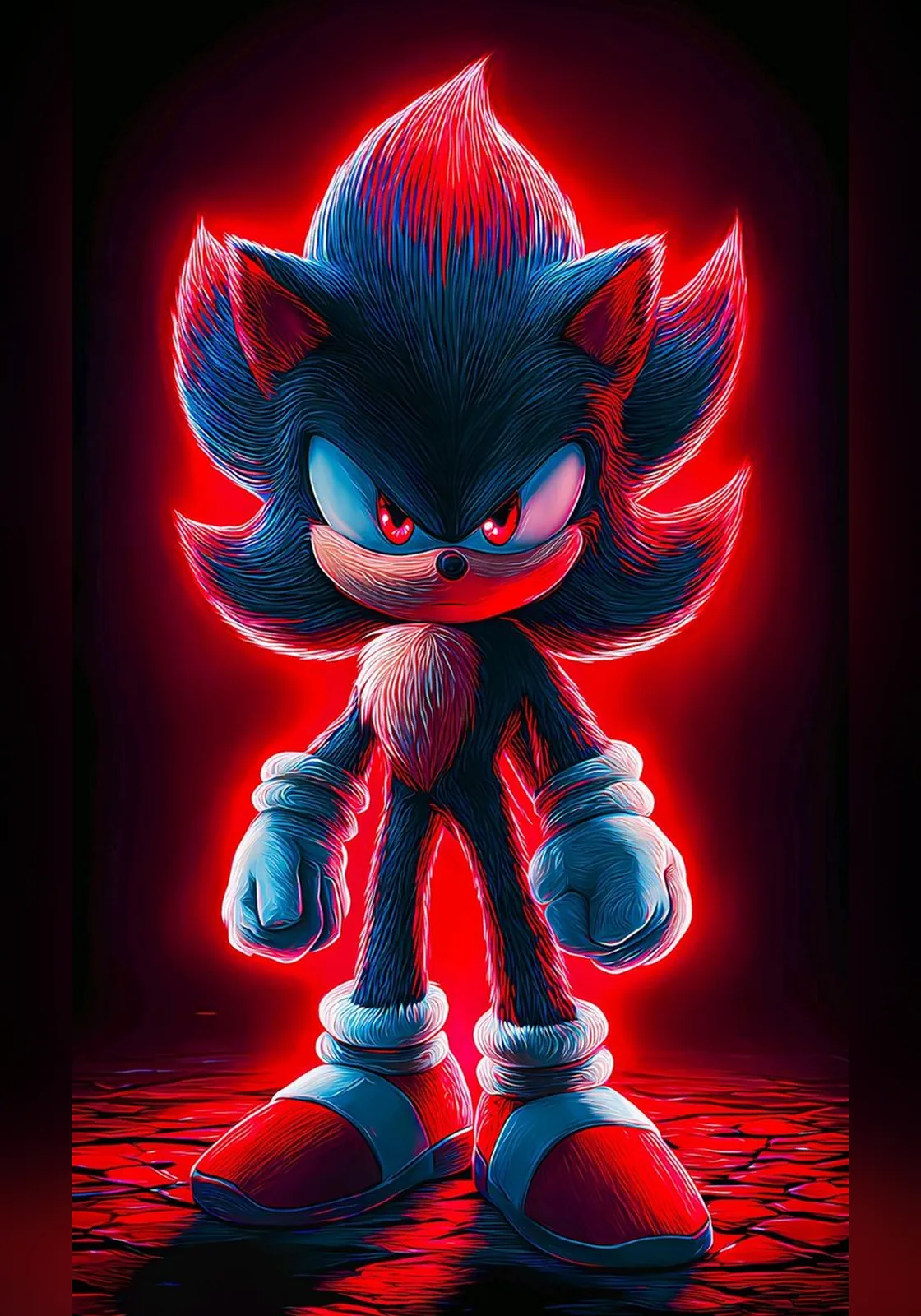 Shadow'un Kızıl Enerjisi — Kids by Hi Mom cam tablo