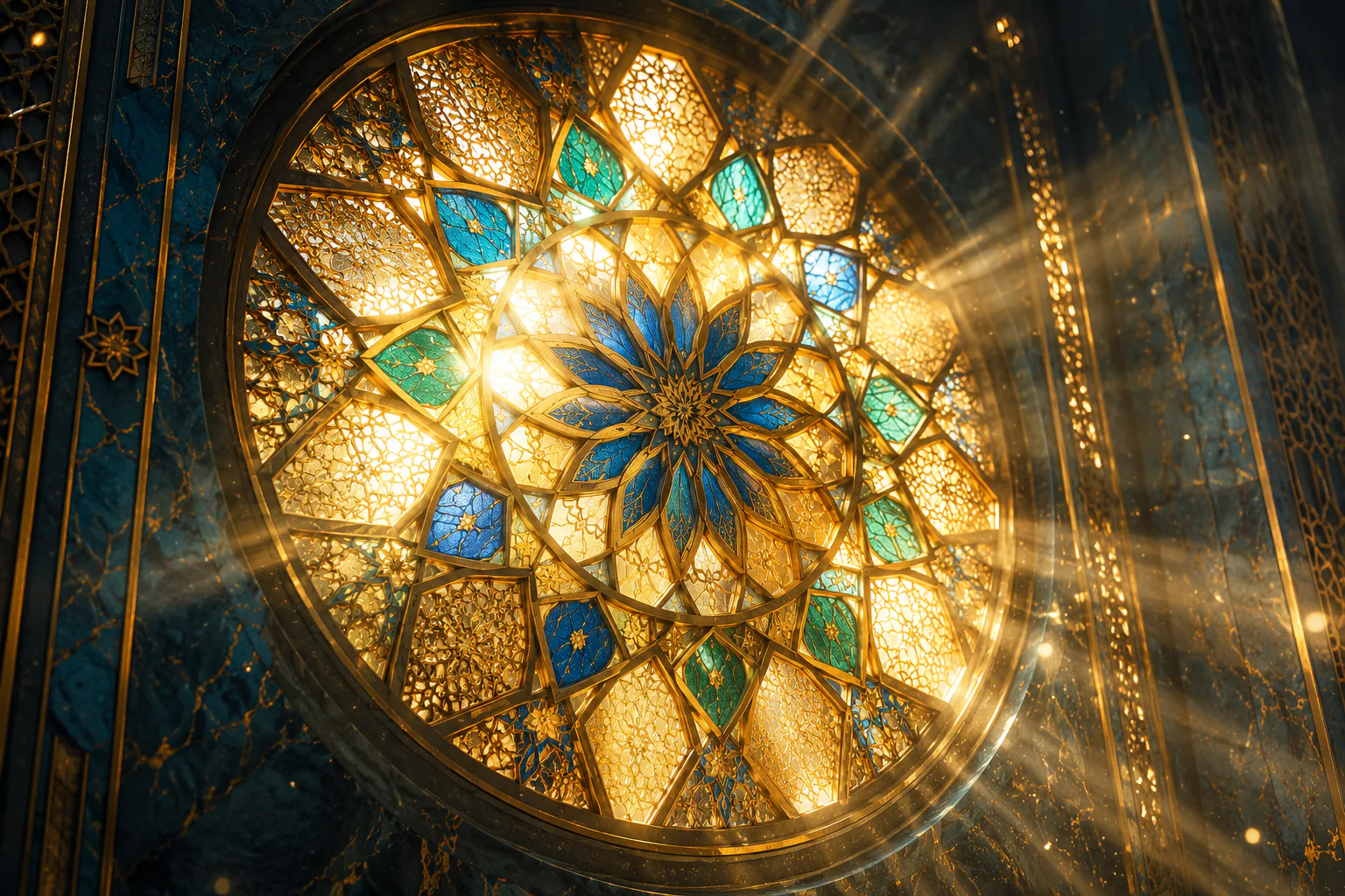 Nur Çiçeği — Maneviyat cam tablo