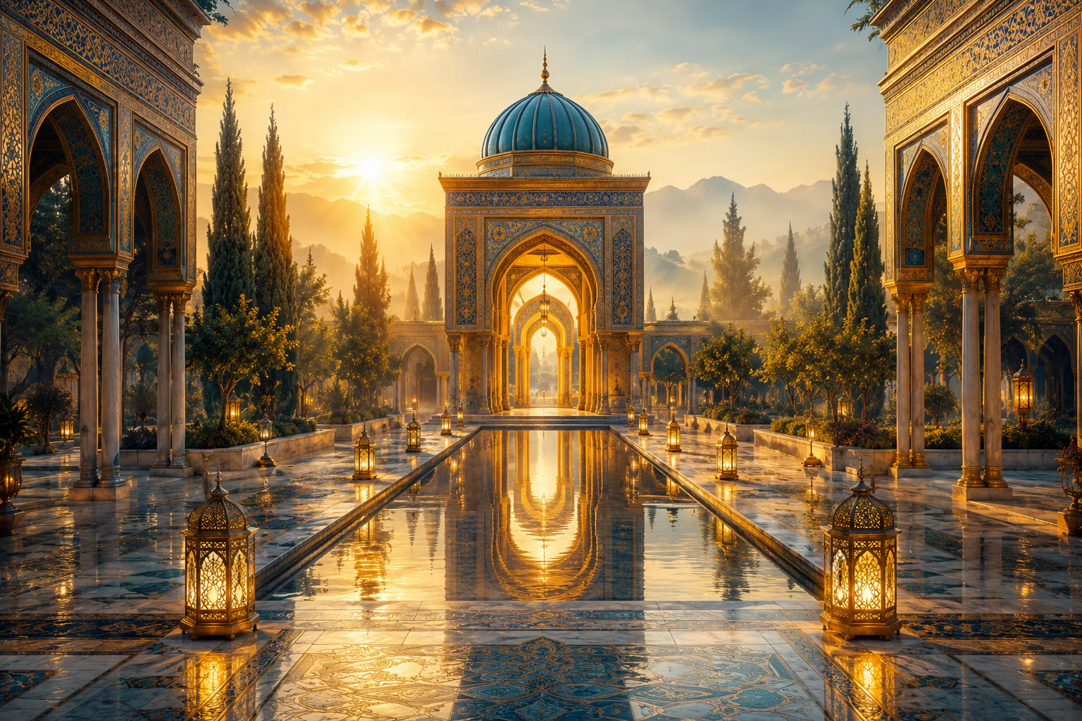 Işığın Aynası — Maneviyat cam tablo