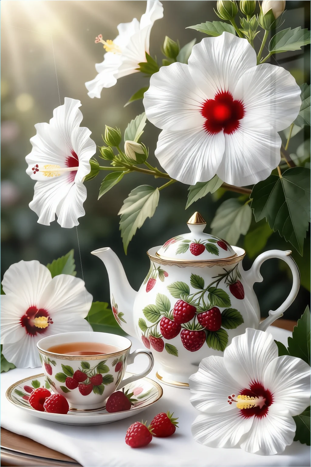Hibiskus Çayı — Mutfak Koleksiyonu cam tablo