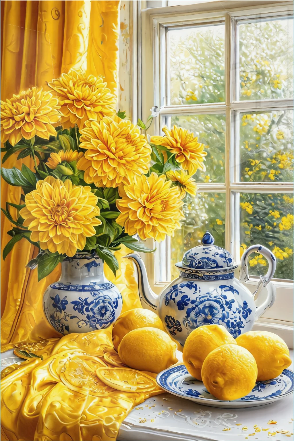 Limonlu Pencere — Mutfak Koleksiyonu cam tablo