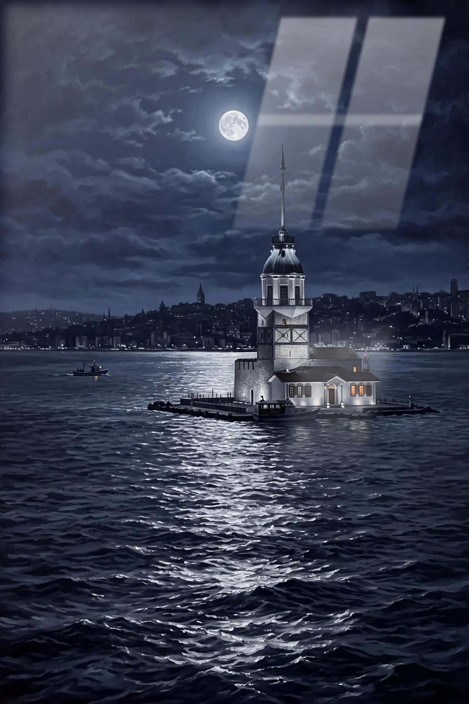 Mehtabın Bekçisi — Kültür & Miras cam tablo
