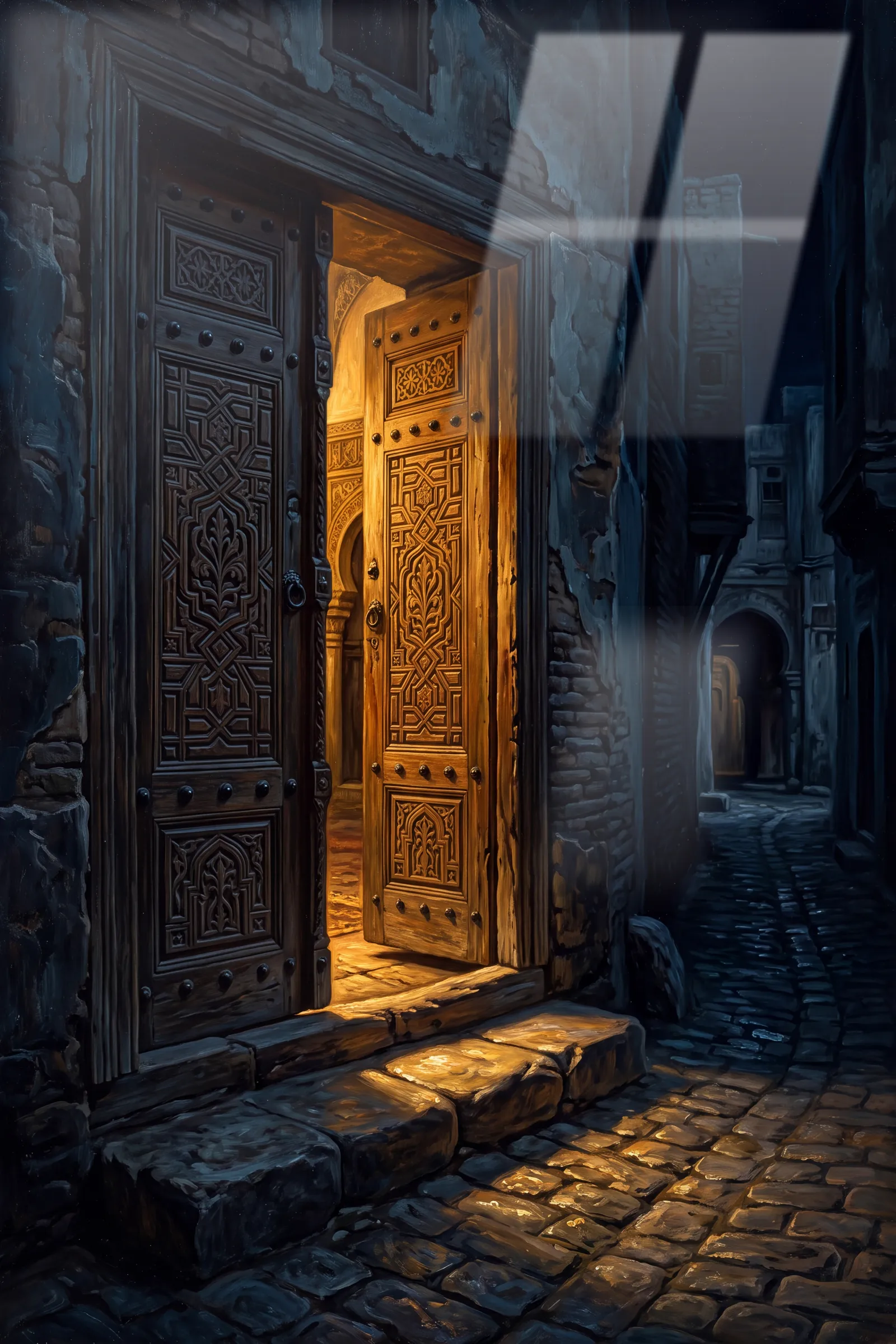 Aralık Kapı — Maneviyat cam tablo