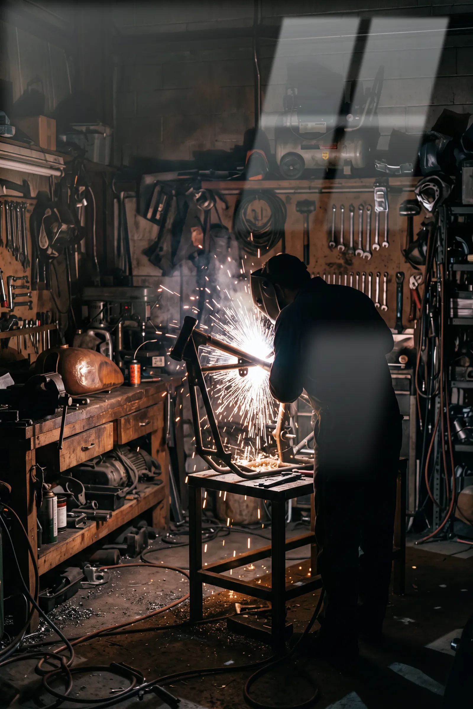 Kıvılcımların Ustası — Motor & Tutku cam tablo