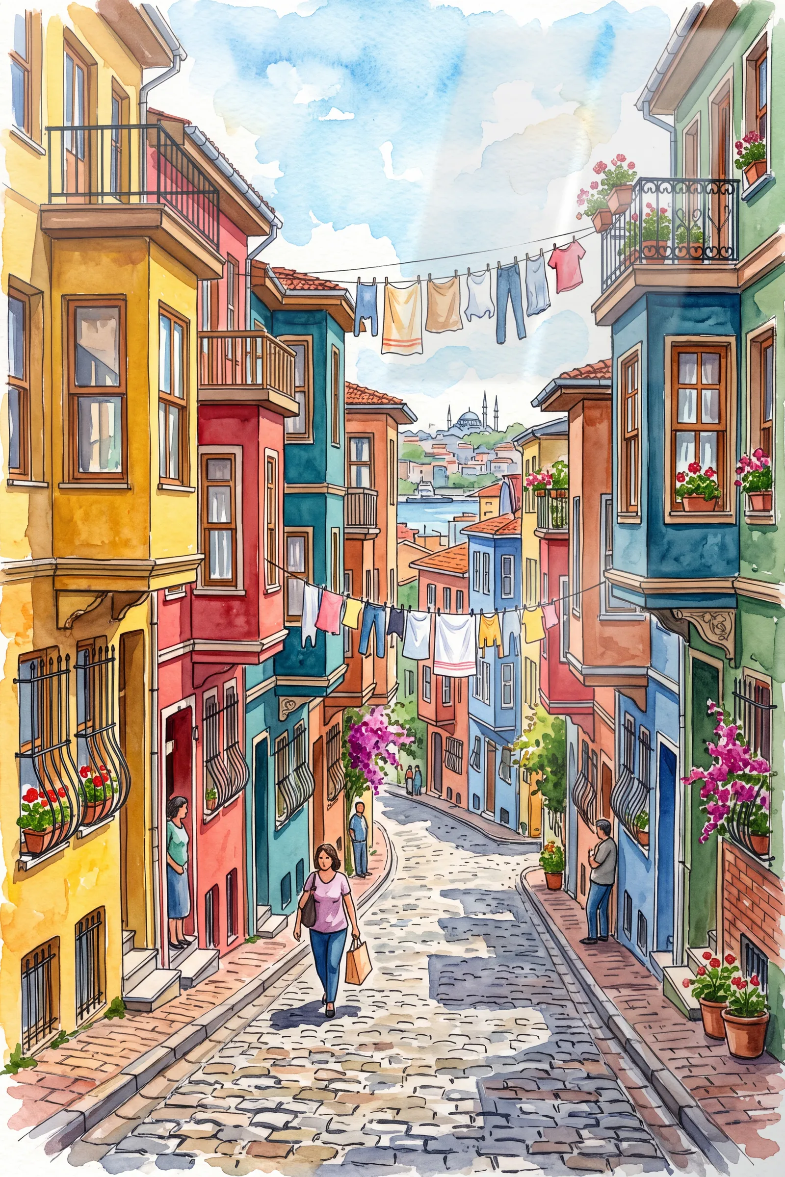 Balat Renkleri — VV Studio cam tablo