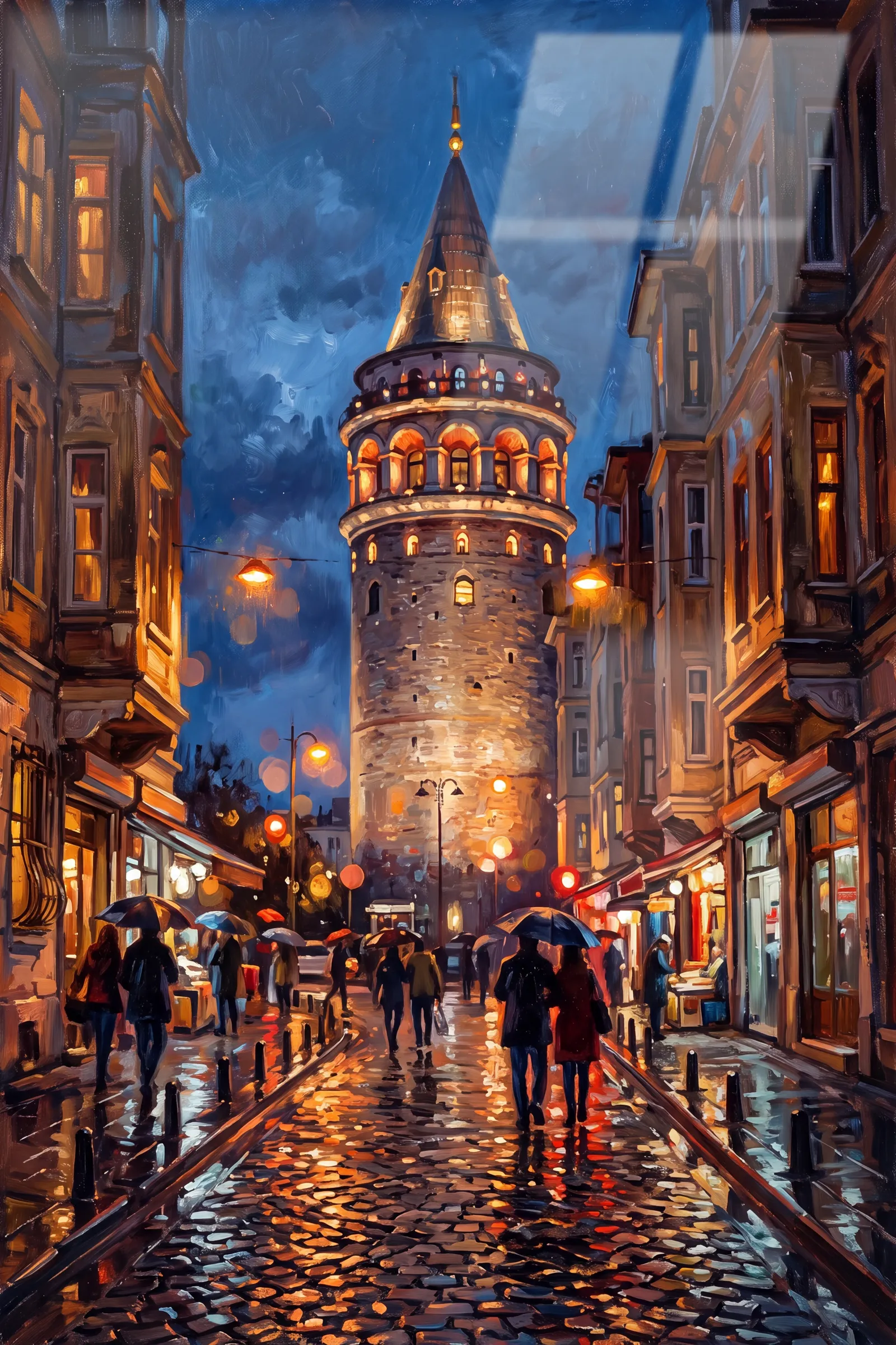 Galata Gecesi — VV Studio cam tablo