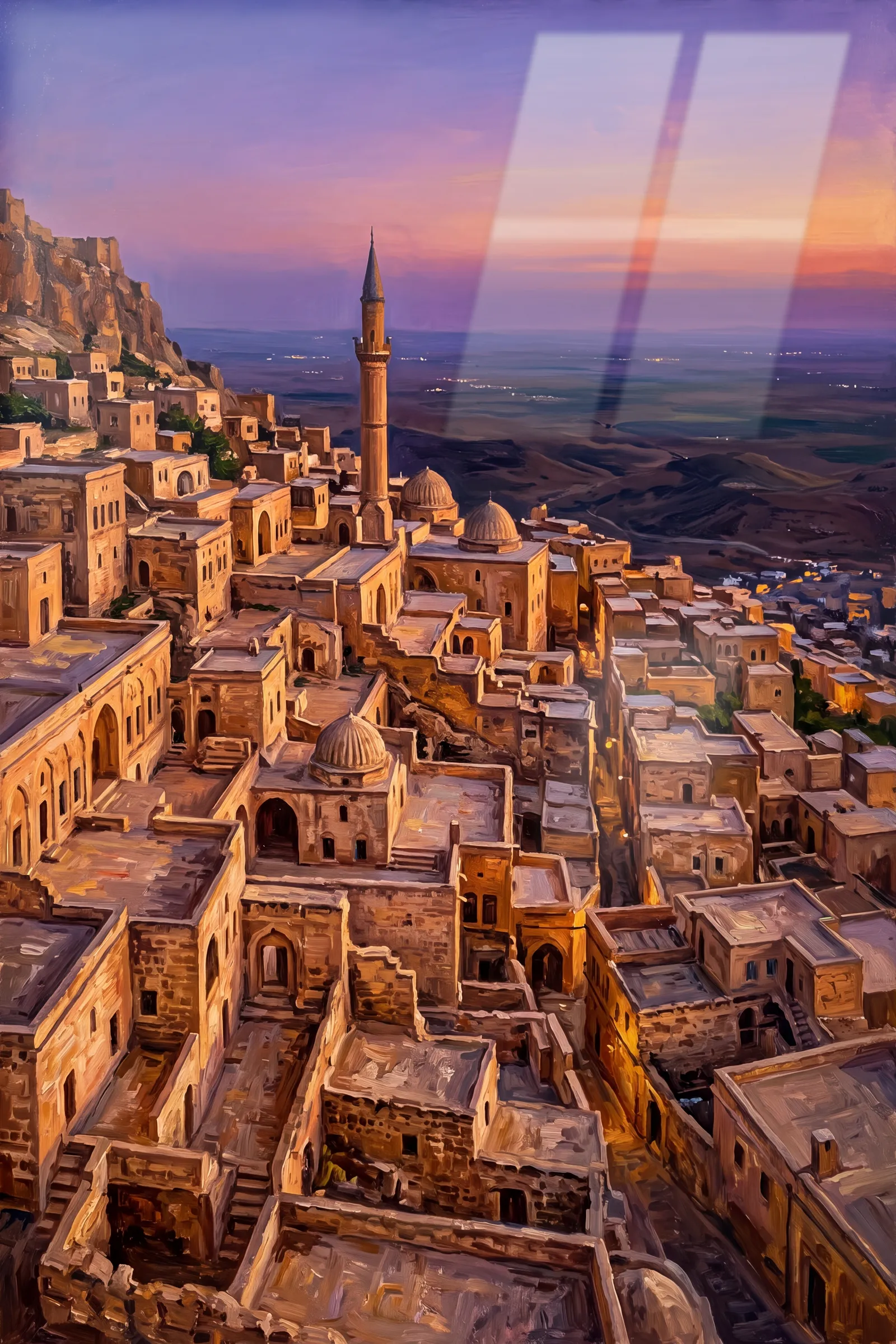 Mardin Damları — VV Studio cam tablo