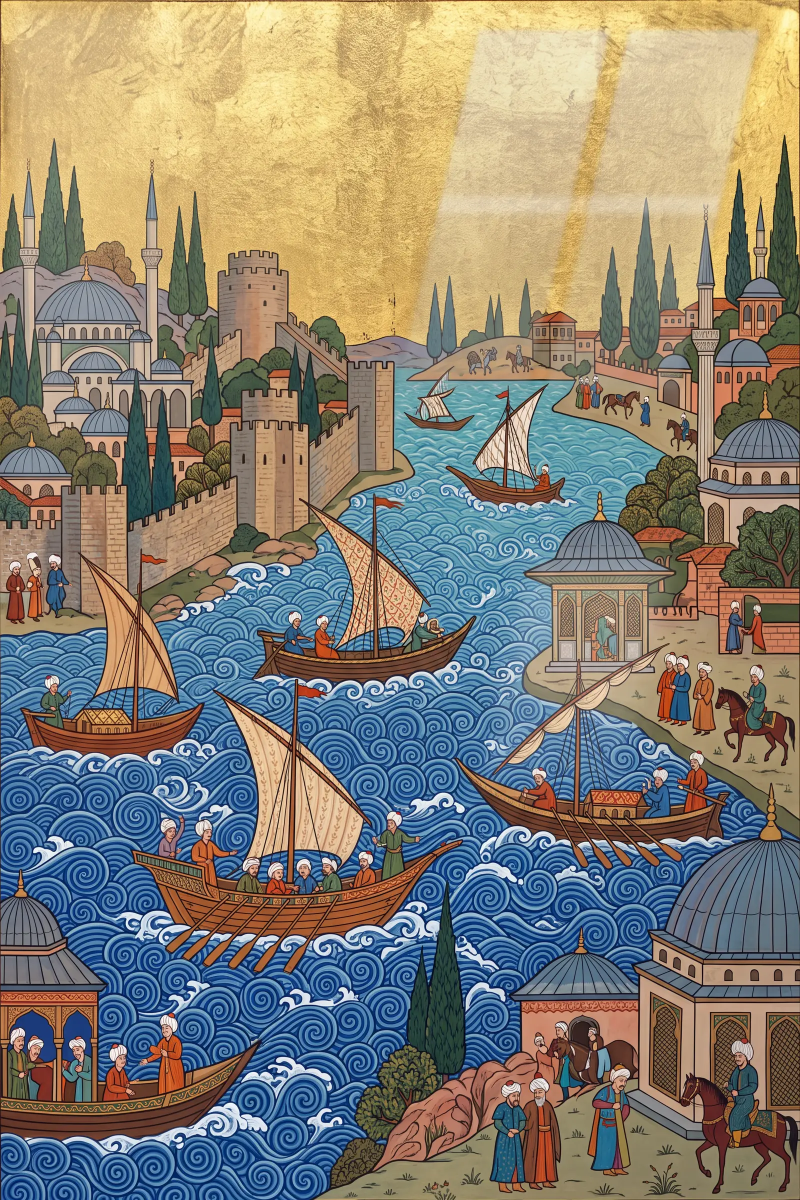 Minyatür Boğaz — VV Studio cam tablo
