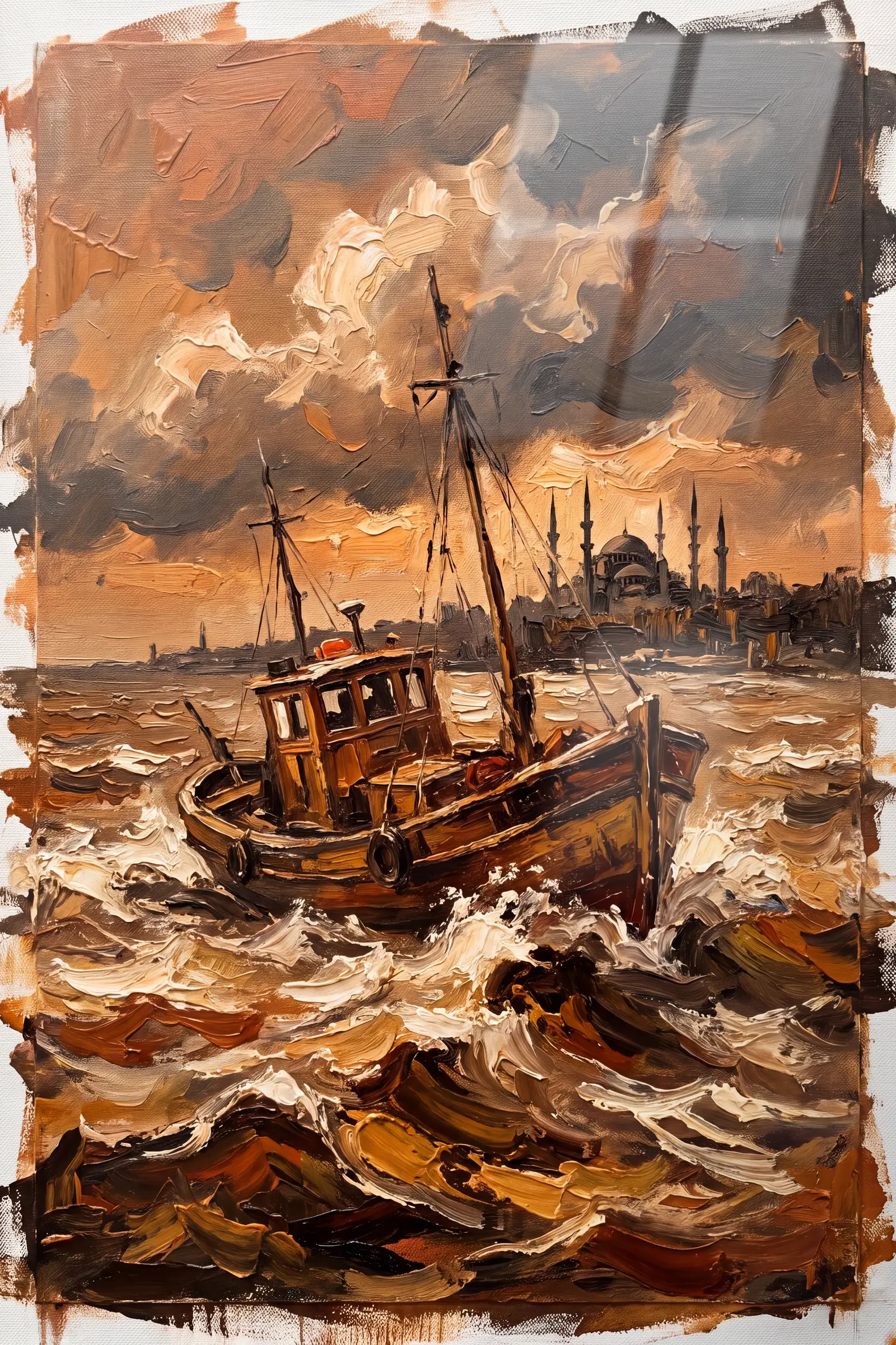 Boğaz Poyrazı — VV Studio cam tablo